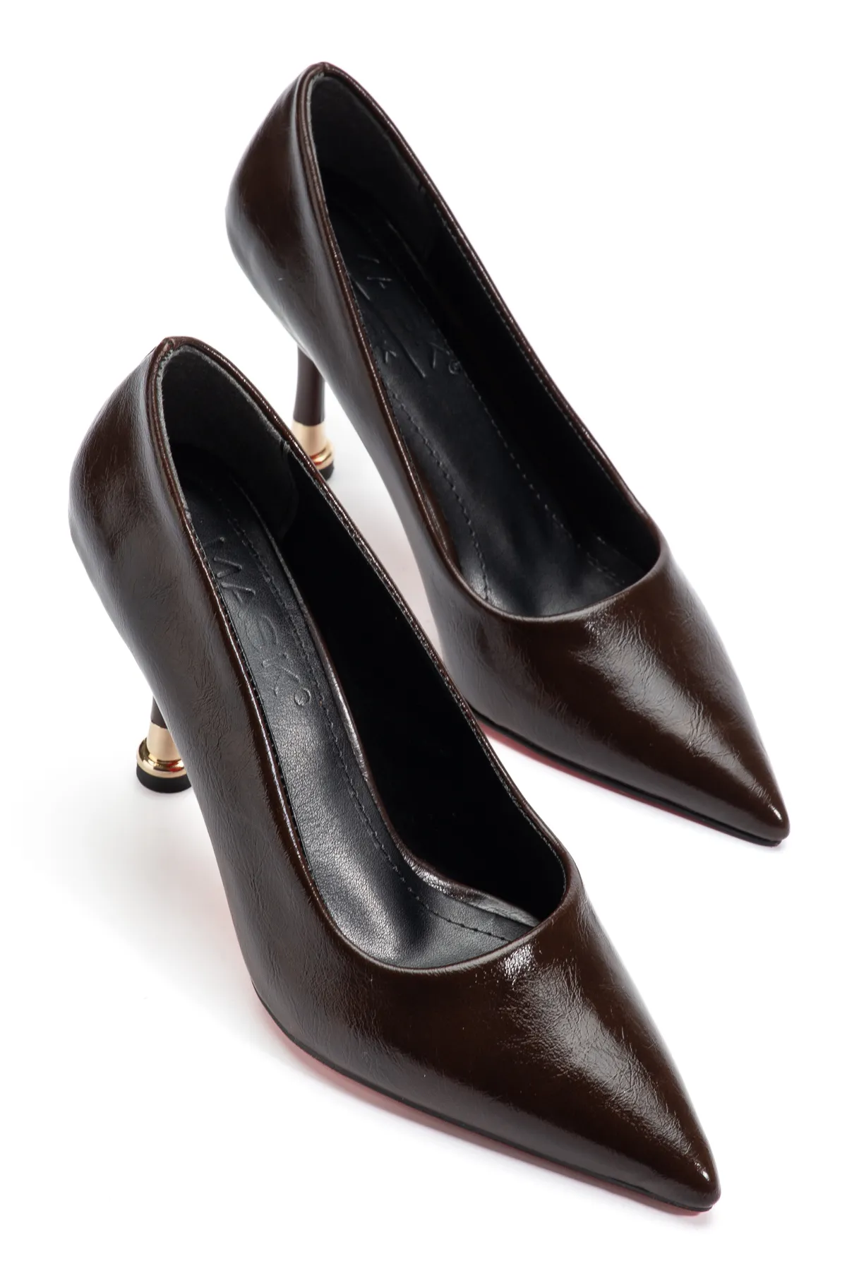 Ketrin Stiletto Rugan Ayakkabı