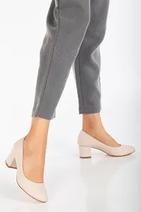 Betty Topuklu Ayakkabı Bej