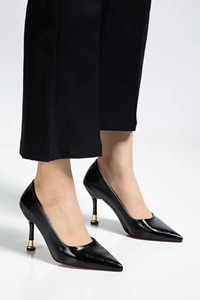 Ketrin Stiletto Rugan Ayakkabı