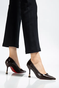 Ketrin Stiletto Rugan Ayakkabı