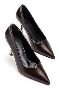 Ketrin Stiletto Rugan Ayakkabı
