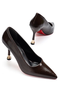 Ketrin Stiletto Rugan Ayakkabı