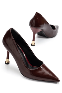 Ketrin Stiletto Rugan Ayakkabı