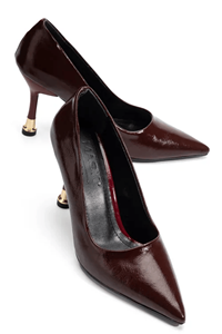 Ketrin Stiletto Rugan Ayakkabı