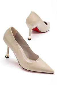 Ketrin Stiletto Rugan Ayakkabı