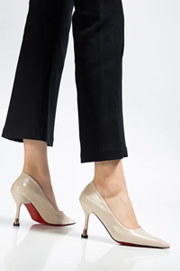 Ketrin Stiletto Rugan Ayakkabı