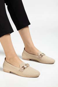 Cesy Düz Taban Kadın Babet