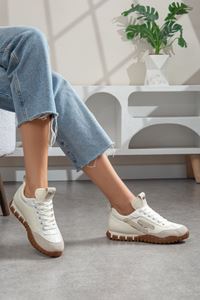 Valenza Paraşüt Ortopedik Sneaker Yürüyüş Ayakkabısı Beyaz