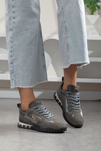 Valenza Paraşüt Ortopedik Sneaker Yürüyüş Ayakkabısı Füme